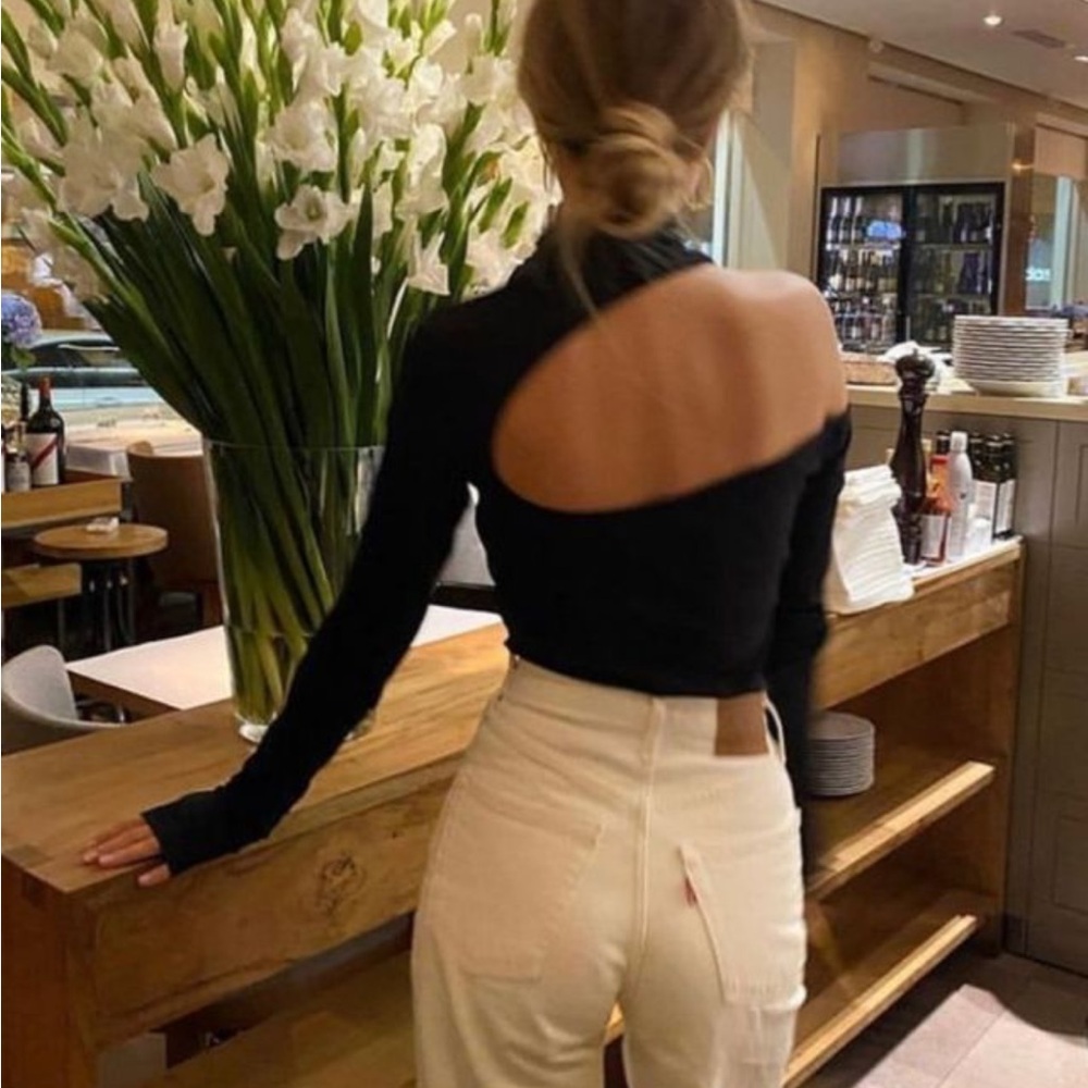 Helmut Lang Cutout Back Top XS/S